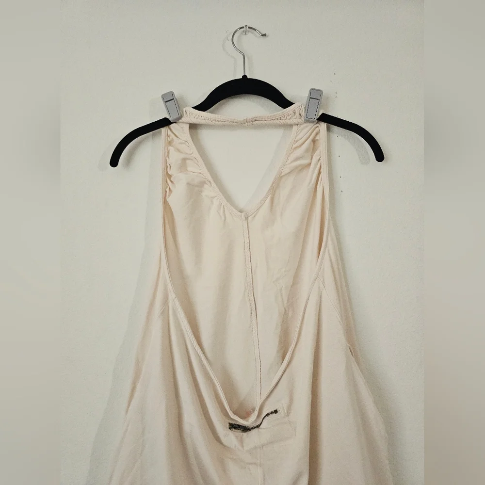 Free People Cream Halter Romper Coverall